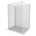 MEXEN/S - Kioto Sprchová zástena WALK-IN 90 x 90 cm, transparent, nikel kefovaná 800-090-212-97-