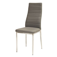 Sconto Jedálenská stolička SIGH-261 sivá/chróm