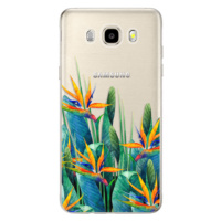 Odolné silikónové puzdro iSaprio - Exotic Flowers - Samsung Galaxy J5 2016