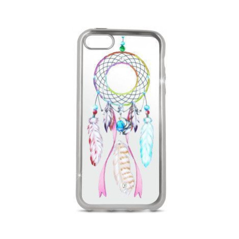 Silikonové puzdro Dreamcatcher pre Apple iPhone 6/6s strieborné