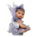 Antonio Juan 85210-1a Víla fialová s blond vláskami - realistická bábika bábätko s celovi