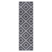 Kusový koberec Twin-Wendeteppiche 105466 Night Silver – na ven i na doma - 200x290 cm NORTHRUGS 