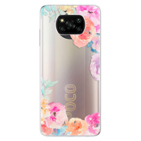 Odolné silikónové puzdro iSaprio - Flower Brush - Xiaomi Poco X3 Pro / X3 NFC