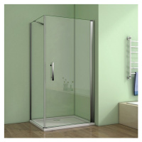 H K - Obdĺžnikový sprchovací kút MELODY D1 100x90 cm s jednokrídlovými dverami vrátane sprchovej
