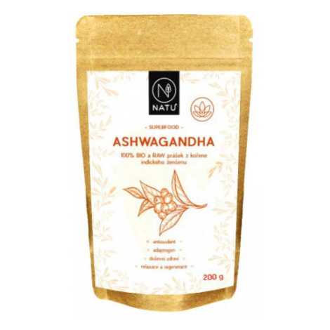 NATU Ashwagandha BIO prášok 200 g