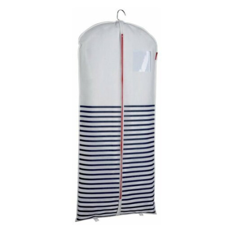 Compactor Úložný obal na obleky a dlhé šaty MARINE, 60 x 137 cm, modro-biela