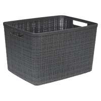 Curver Úložný box JUTE, 20 l (antracitová)