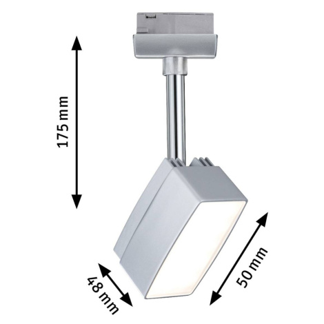 Paulmann URail Pedal LED bodová lampa 5 W, chróm