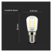 Žiarovka LED Filament E14 2W, 6000K, 200lm, ST26 VT-1952 (V-TAC)