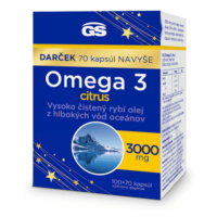 GS Omega 3 citrus 100 + 70 kapsúl navyše