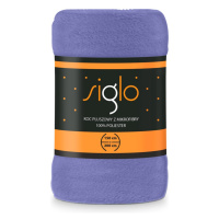 Deka z mikroplyše SIGLO 150x200 cm 240g/m2 levandulově fialová