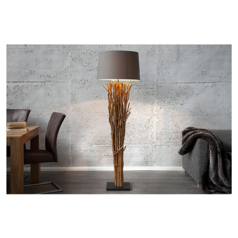 Estila Dizajnová luxusná stojaca lampa Euphoria 175cm hnedá