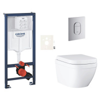 Závesný wc set do ľahkých stien / predstenová montáž Grohe Euro Ceramic SIKOGRSEUA