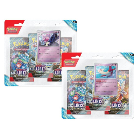 Pokémon TCG: SV07 Stellar Crown - 3 Blister Booster