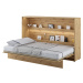 Sconto Jednolôžková sklápacia posteľ BED CONCEPT 2 dub artisan, 120x200 cm
