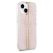 Guess IML 4G Gold Stripe Zadný Kryt pre iPhone 15 Pink