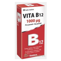 Vitabalans VITA B12 1 mg s príchuťou mäty 30 žuvacie tabliety