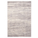 Krémovobiely vlnený koberec 133x180 cm Striped – Agnella