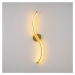 LED nástenné svietidlo v zlatej farbe Yilan – Opviq lights