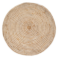 Jutový okrúhly koberec v prírodnej farbe ø 100 cm Natur – Casa Selección