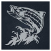 Darček pre rybára - Drevený obraz ryby - Pstruh