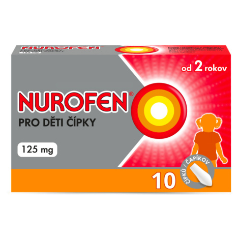 NUROFEN pre deti 125 mg 10 čapíkov