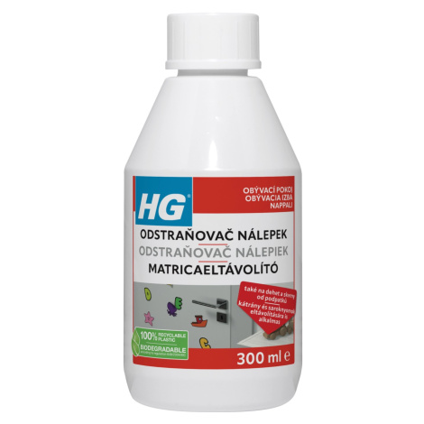 HG Odstraňovač nálepiek 300 ml