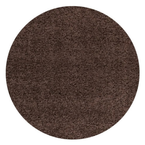 Kusový koberec Life Shaggy 1500 brown kruh Rozmery koberca: 160x160 kruh Ayyildiz