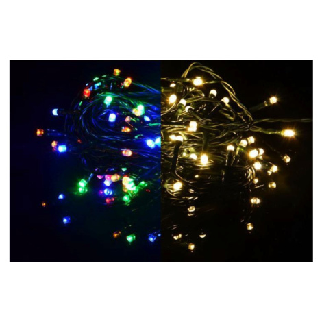 Nexos 39234 Vianočná svetelná reťaz 200 LED - 9 blikajúcich funkcií - 19,9 m