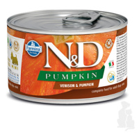 N&D DOG PUMPKIN Adult Venison & Pumpkin Mini 140g + Množstevná zľava 1+1 zadarmo