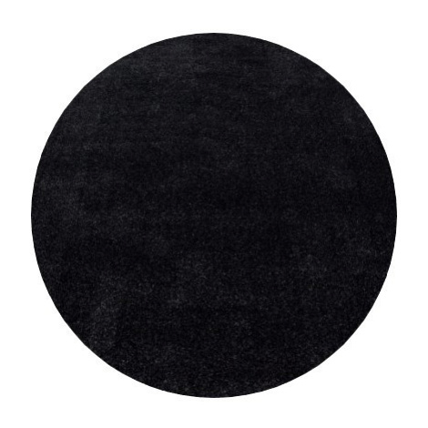 Kusový koberec Ata 7000 anthracite kruh - 200x200 (průměr) kruh cm Ayyildiz koberce