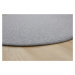 Kusový koberec Porto šedý kruh  - 200x200 (průměr) kruh cm Vopi koberce