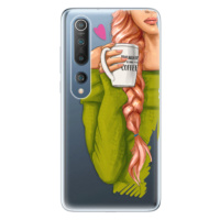 Odolné silikónové puzdro iSaprio - My Coffe and Redhead Girl - Xiaomi Mi 10 / Mi 10 Pro