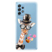 Odolné silikónové puzdro iSaprio - Sir Giraffe - Samsung Galaxy A72