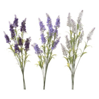 Umelé kvety v súprave 3 ks (výška  55 cm) Lavender – Casa Selección