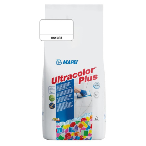 Škárovacia hmota Mapei Ultracolor Plus biela 2 kg CG2WA MAPU2100