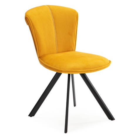 Žlté jedálenské stoličky v súprave 2 ks Simbra – Marckeric