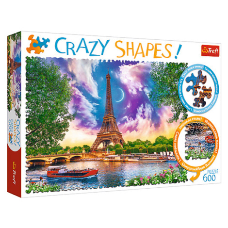 Trefl Puzzle 600 Crazy Shapes - Paríž