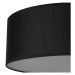Čierne stropné svietidlo Sotto Luce Doce XL, ⌀ 45 cm