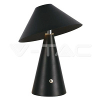 LED stolová lampa 1800mAH Batéria 180*240 3v1 Čierna VT-1051 (V-TAC)