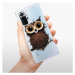 Odolné silikónové puzdro iSaprio - Owl And Coffee - Xiaomi Redmi Note 10 Pro