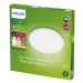 Philips SuperSlim LED IP54 Ø 25 cm 2 700 K biela