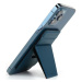Stojan UNIQ Lyft magnetic phone stand snap-on stand and card holder blue (UNIQ-MGSNAPONCH-LYFTBL