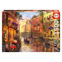 Educa puzzle Genuine Sunset in Venice 1500 dielov 17124