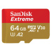 SanDisk micro SDXC karta 64GB Extreme Action Cams and Drones (170 MB/s Class 10, UHS-I U3 V30) +