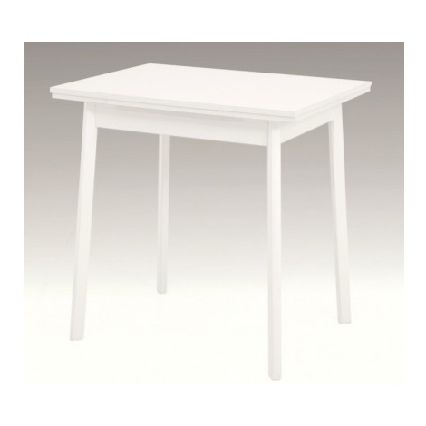 Jedálenský stôl Trier II 75x55 cm, biely, rozkladacia% Asko