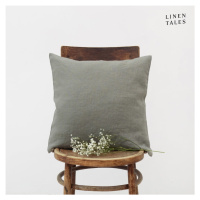 Ľanová obliečka na vankúš 40x40 cm Khaki – Linen Tales