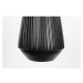 Čierne závesné svietidlo s kovovým tienidlom ø 20 cm Aysa - White Label