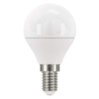 EMOS LED žiarovka Classic Mini Globe / E14 / 5 W (40 W) / 470 lm / neutrálna biela, 1525731403