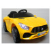 mamido  Elektrické detské auto Cabrio B3 v živej žltej farbe